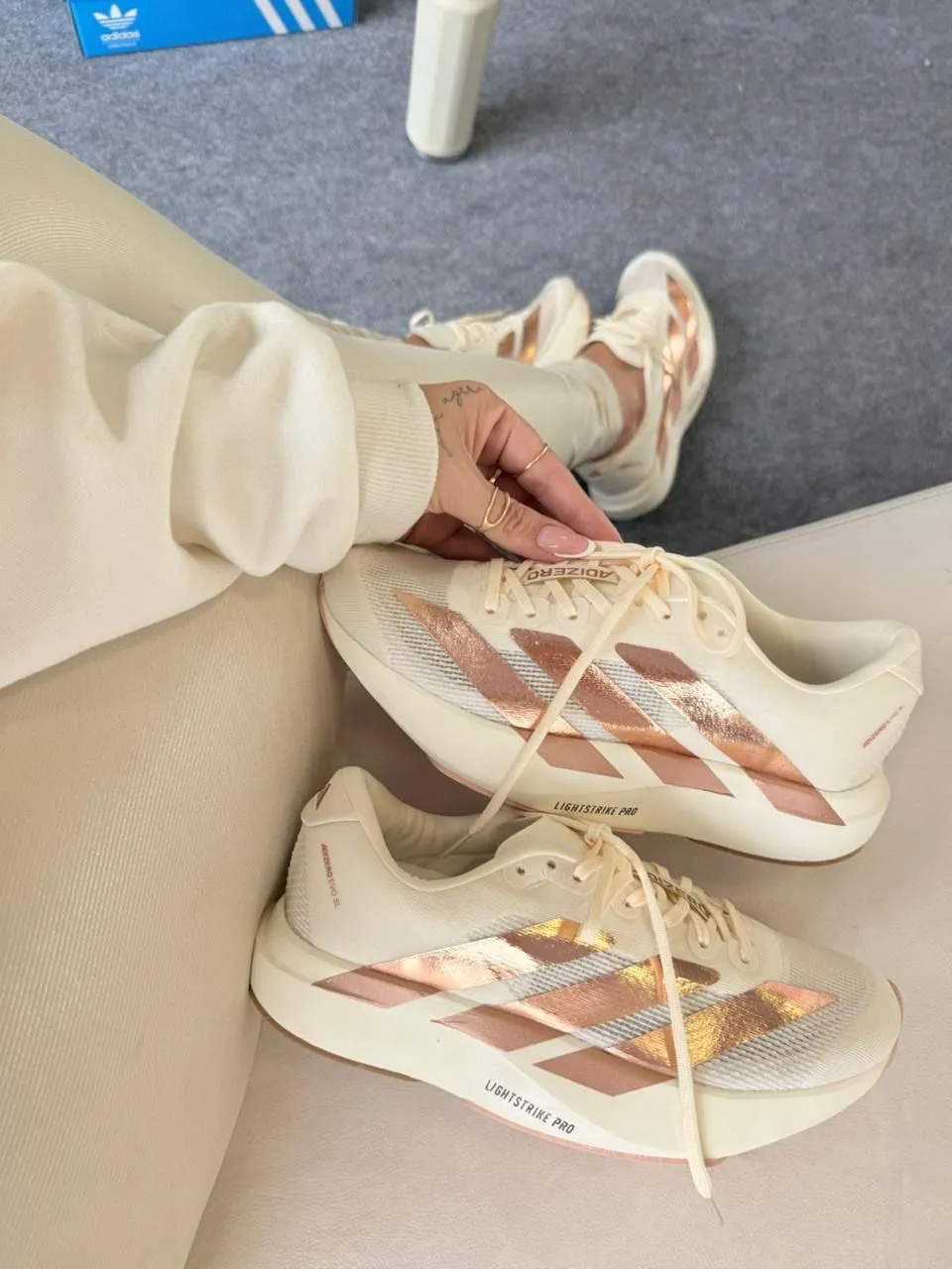 adidas Adizero Creme e Cobre
