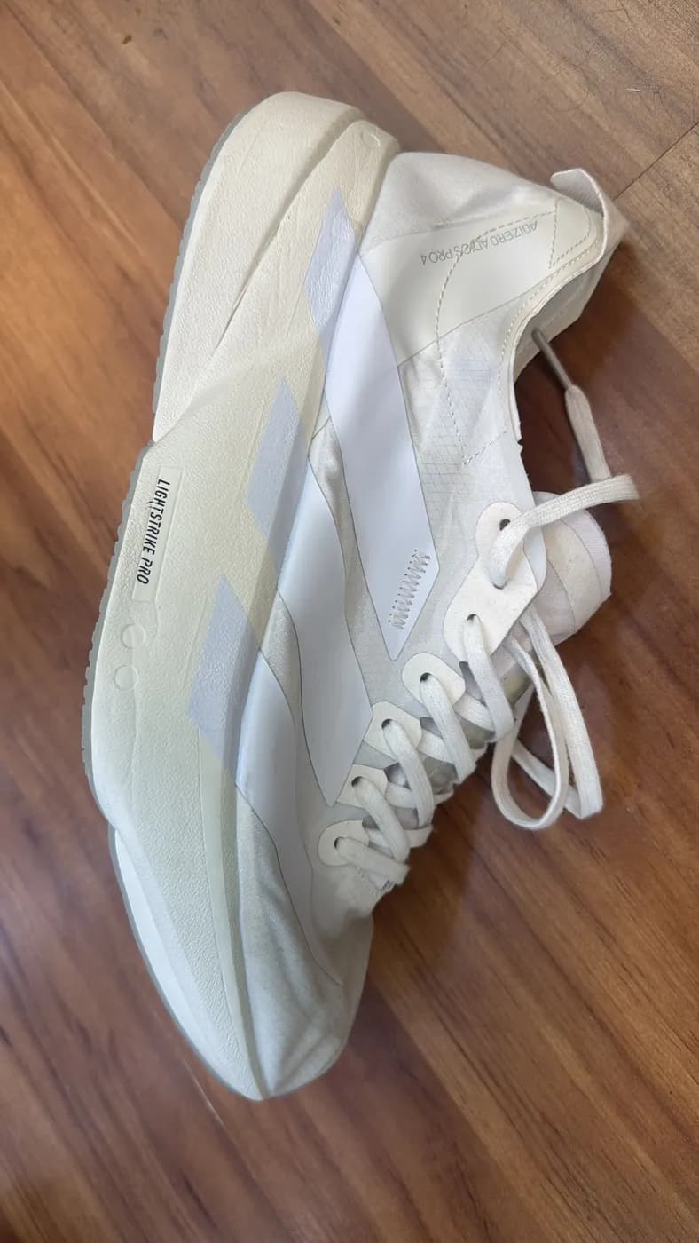 adidas Adizero Pro Branco, ângulo 1 de 2