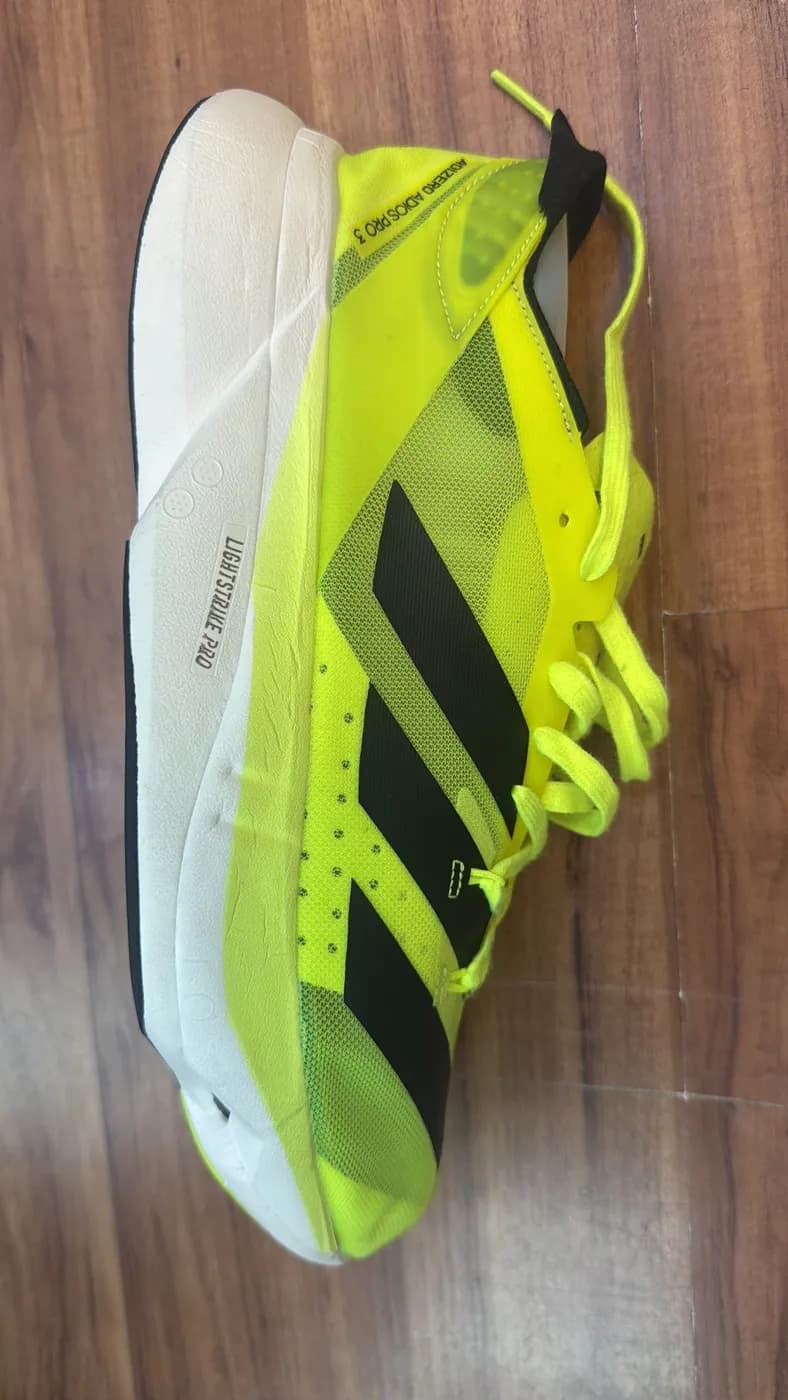 adidas Adizero Pro Verde-limão, ângulo 1 de 2