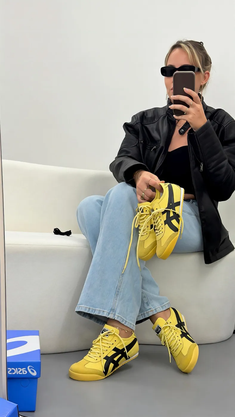 Asics Amarelo e Preto